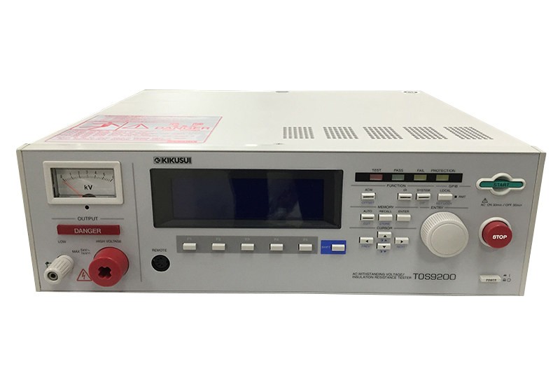 菊水KIKUSUI TOS9200 耐壓/絕緣電阻測(cè)試儀
