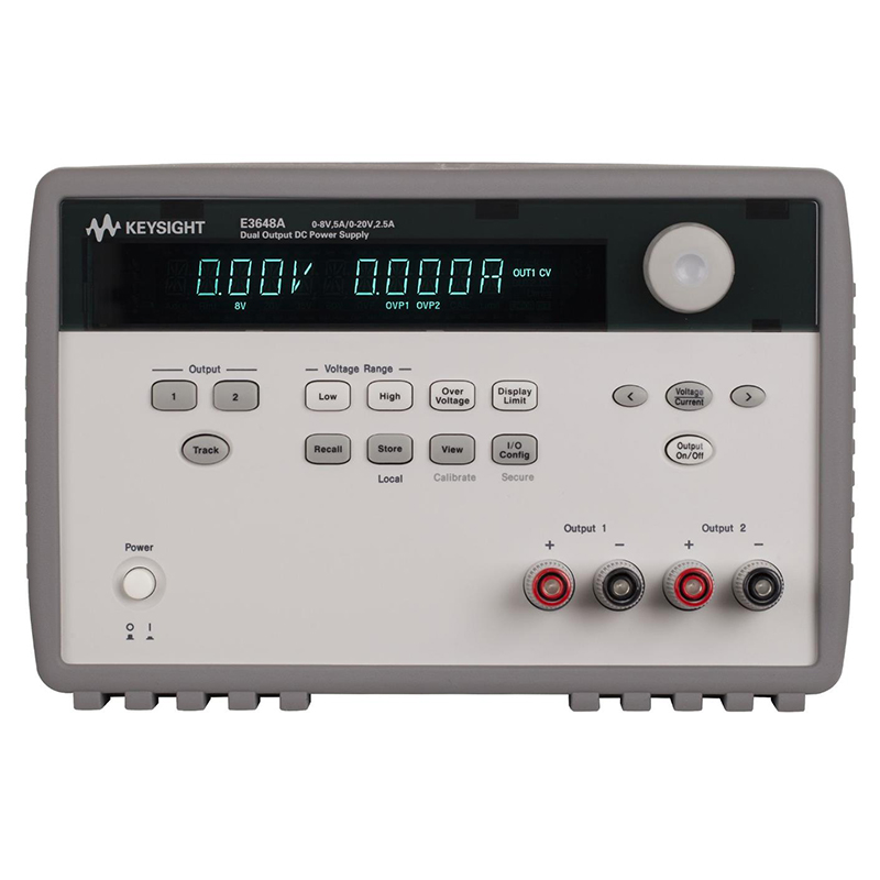 是德E3648A 100W 雙路輸出電源，雙路 8V，5A 或 20V，2.5A