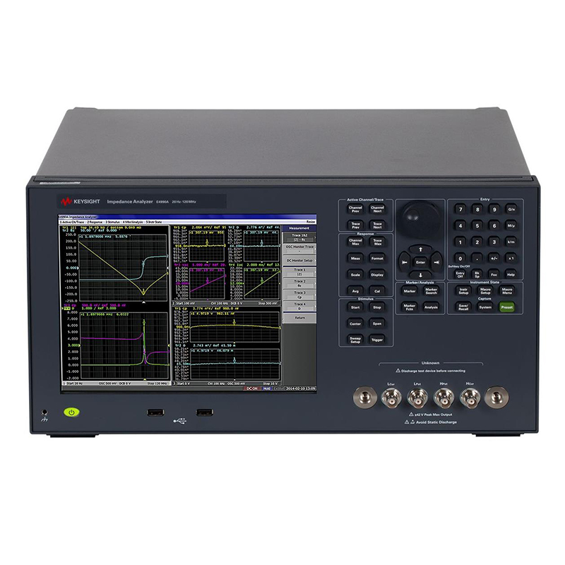 是德E4990A 阻抗分析儀，20 Hz 至 10/20/30/50/120 MHz