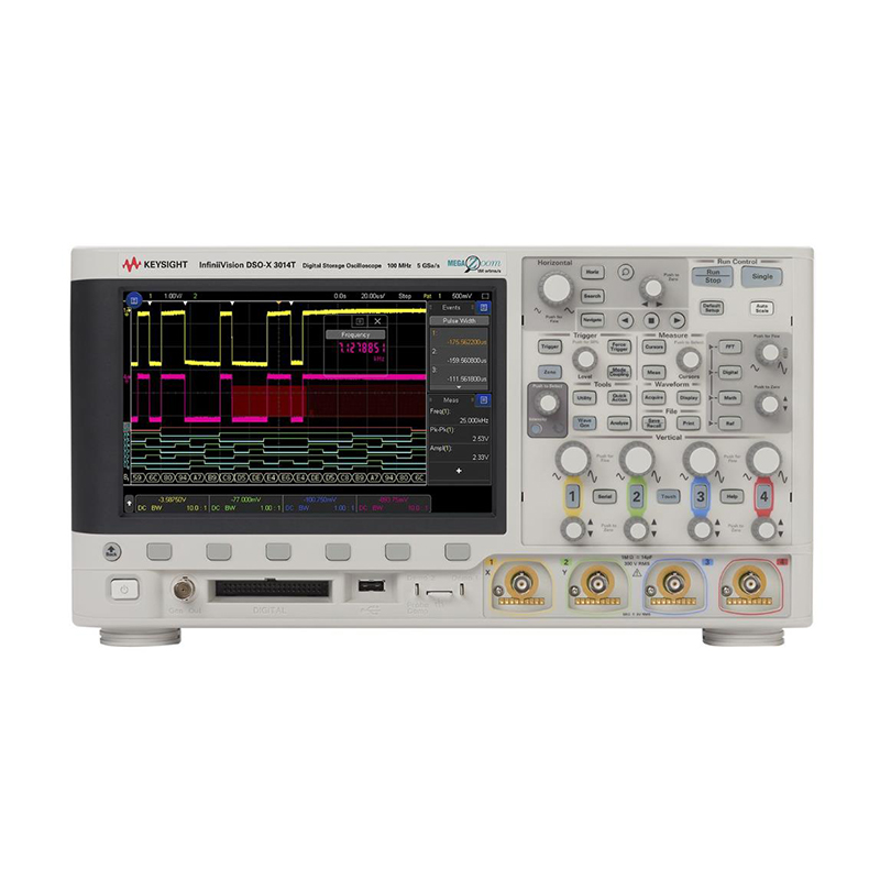 是德DSOX3014T 示波器：100 MHz，4 個(gè)模擬通道