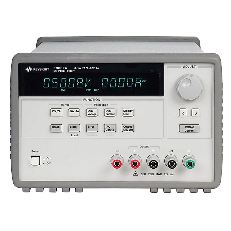是德E3632A 120W 電源，15V，7A 或 30V，4A