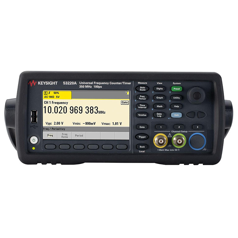 是德53220A 350 MHz 通用變頻器/計數器，12 位/秒，100 ps