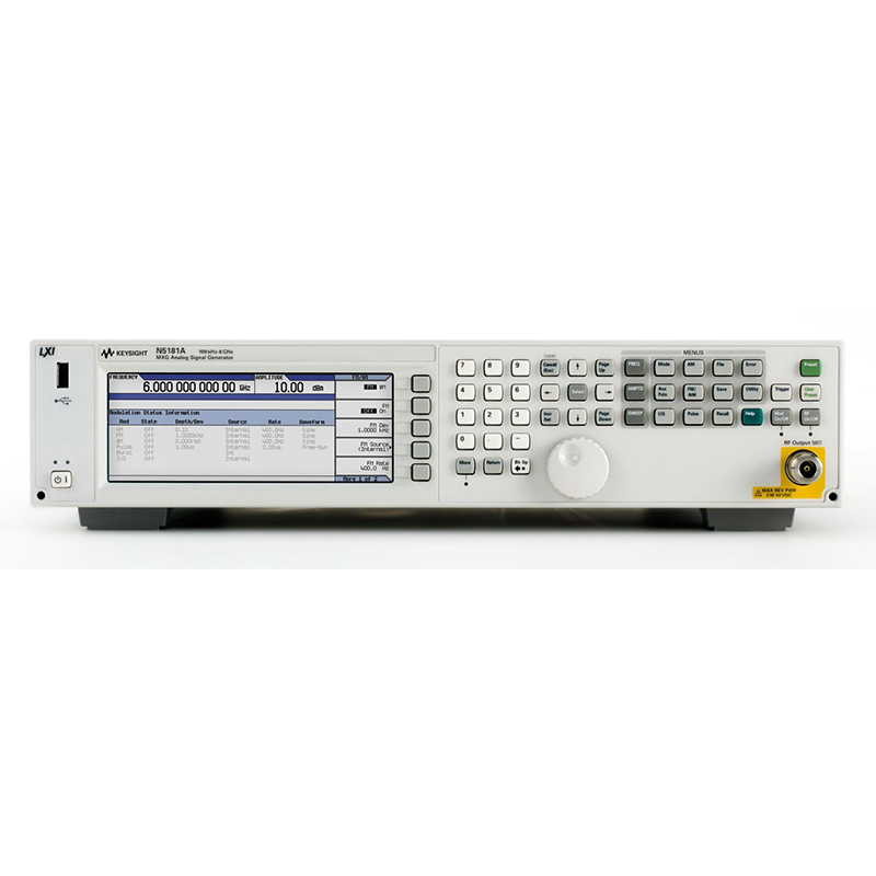是德N5181A MXG 射頻模擬信號發(fā)生器，10 kHz 至 6 GHz