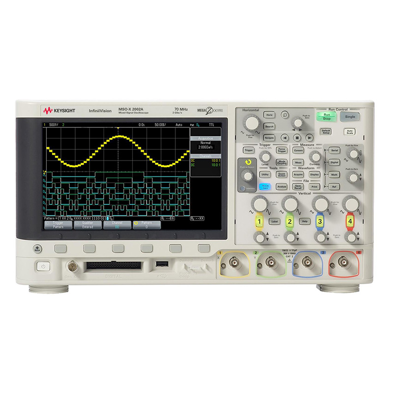 是德MSOX2002A 混合信號示波器：70 MHz，2 個模擬通道和 8 個數(shù)字通道