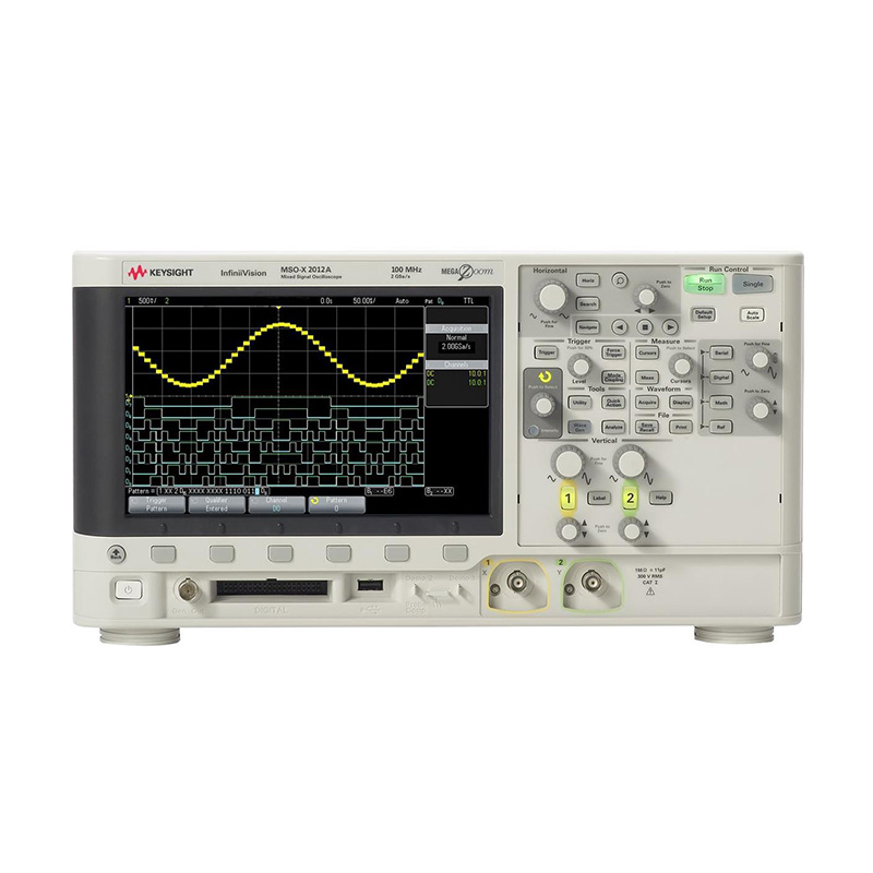 是德MSOX2012A 混合信號示波器：100 MHz，2 個模擬通道和 8 個數(shù)字通道